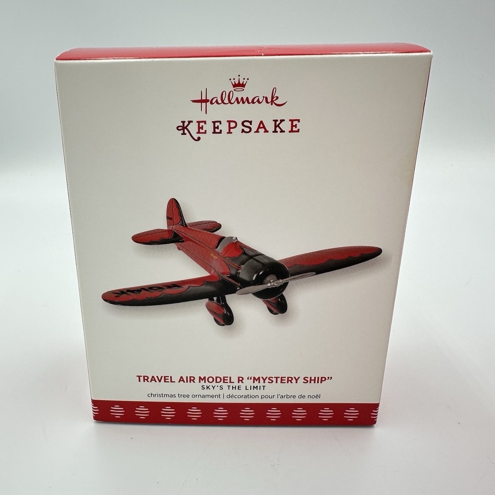Lot 3 Hallmark Keepsake Sky's The Limit Airplane Ornaments 2014, 2016, 2017 - Picture 11 of 11